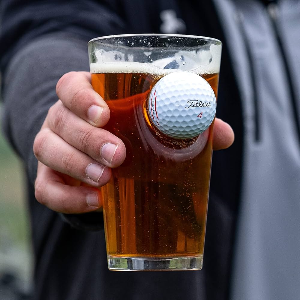 Golf Ball Beer Glass