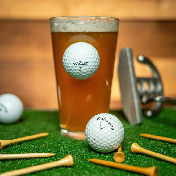 Golf Ball Beer Glass